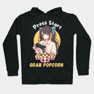 Gamer girl Popcorn fun Hoodie